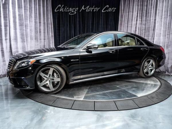 Used 2015 Mercedes-Benz S63 AMG 4 Matic Sedan for sale Sold at Chicago Motor Cars in West Chicago IL 60185 1