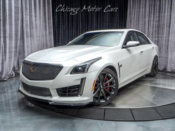 Used 2018 Cadillac CTS-V Sedan MSRP $97,610+ for sale Sold at Chicago Motor Cars in West Chicago IL 60185 2