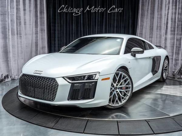 Used 2017 Audi R8 Coupe V10 Plus MSRP $202,590+ for sale Sold at Chicago Motor Cars in West Chicago IL 60185 2