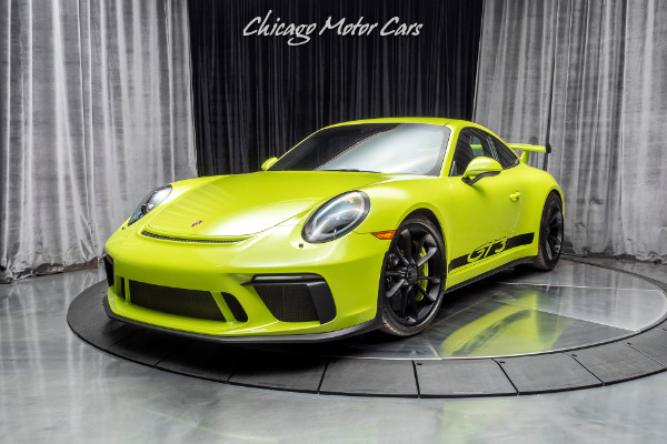 Used 2018 Porsche 911 GT3 Manual Transmission CXX Options! Collector Quality! HIGH MSRP for sale Sold at Chicago Motor Cars in West Chicago IL 60185 2
