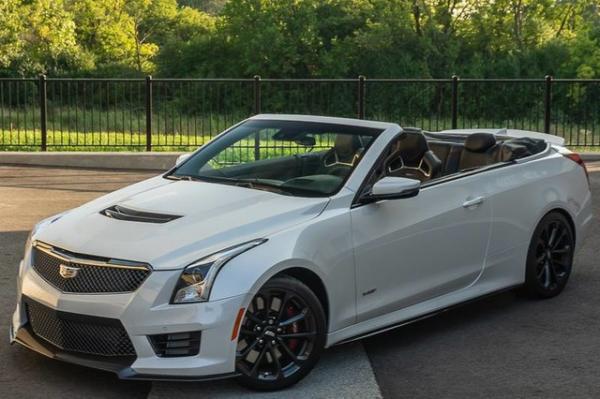 Used 2017 Cadillac ATS-V Convertible 1 of 2 Made! for sale Sold at Chicago Motor Cars in West Chicago IL 60185 3