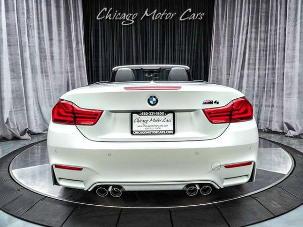 Used 2018 BMW M4 Competition Convertible SRP $91,235+ for sale Sold at Chicago Motor Cars in West Chicago IL 60185 4