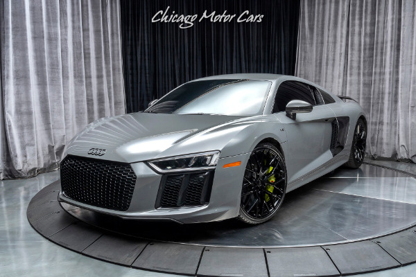Used 2017 Audi R8 V10 plus R8 V10 plus Coupe MSRP $201,150+ Nardo Grey! for sale Sold at Chicago Motor Cars in West Chicago IL 60185 2