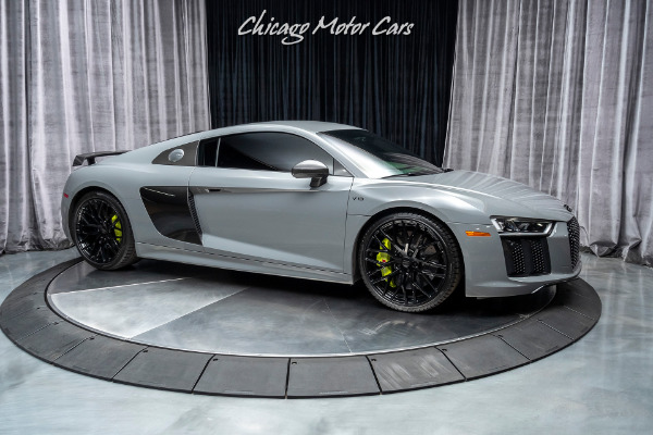 Used 2017 Audi R8 V10 plus R8 V10 plus Coupe MSRP $201,150+ Nardo Grey! for sale Sold at Chicago Motor Cars in West Chicago IL 60185 6