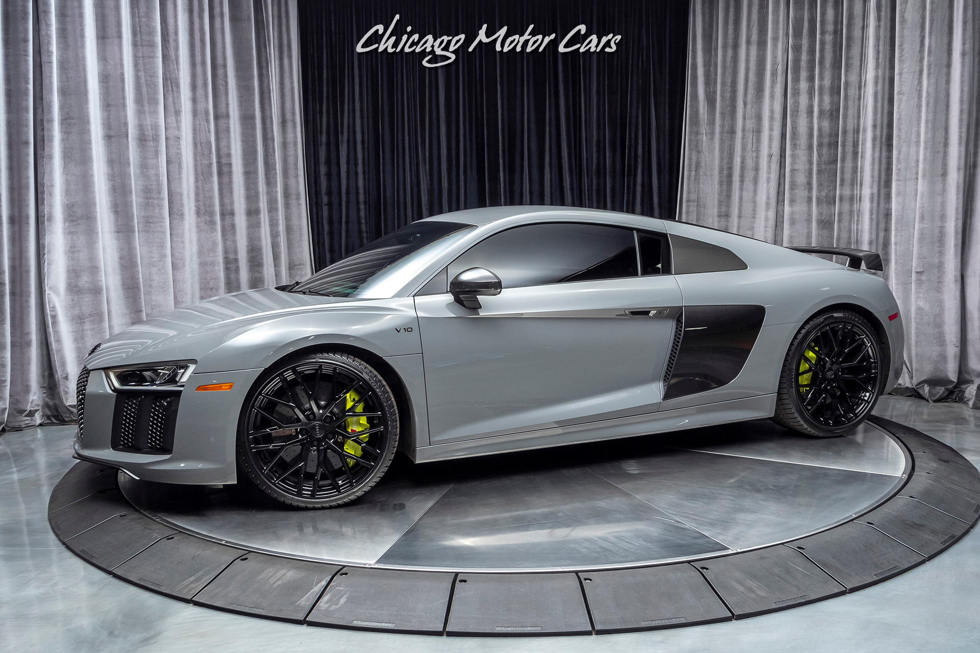 Used 2017 Audi R8 V10 plus R8 V10 plus Coupe MSRP $201,150+ Nardo Grey! for sale Sold at Chicago Motor Cars in West Chicago IL 60185 1