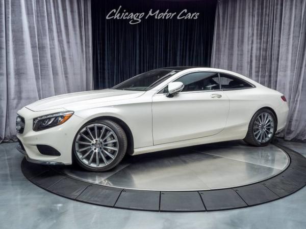 Used 2015 Mercedes-Benz S550 4 Matic Coupe MSRP $141,820 for sale Sold at Chicago Motor Cars in West Chicago IL 60185 2