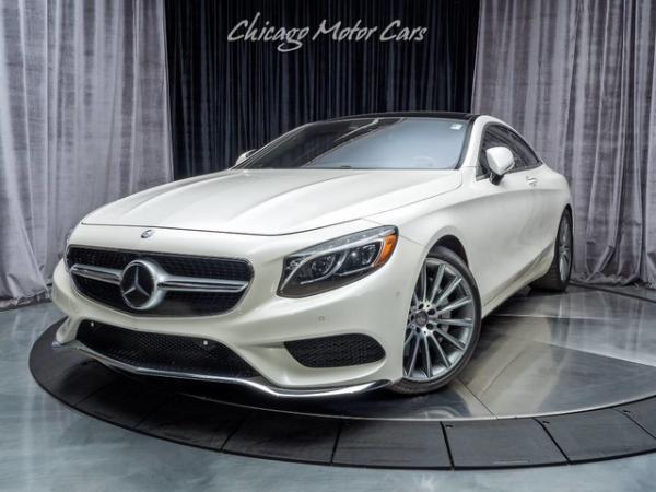 Used 2015 Mercedes-Benz S550 4 Matic Coupe MSRP $141,820 for sale Sold at Chicago Motor Cars in West Chicago IL 60185 3