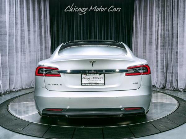Used 2016 Tesla Model S 75D AWD Sedan ONLY 3K MILES MSRP $86K+ for sale Sold at Chicago Motor Cars in West Chicago IL 60185 4