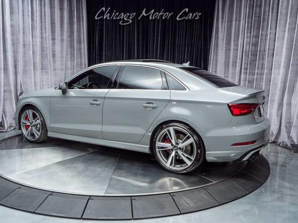 Used 2018 Audi RS3 Sedan ***Nardo Gray*** for sale Sold at Chicago Motor Cars in West Chicago IL 60185 3