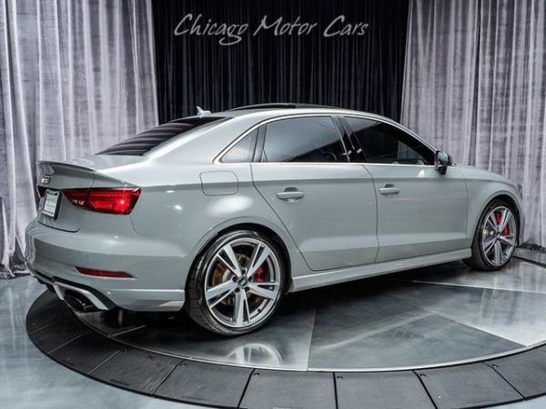 Used 2018 Audi RS3 Sedan ***Nardo Gray*** for sale Sold at Chicago Motor Cars in West Chicago IL 60185 5