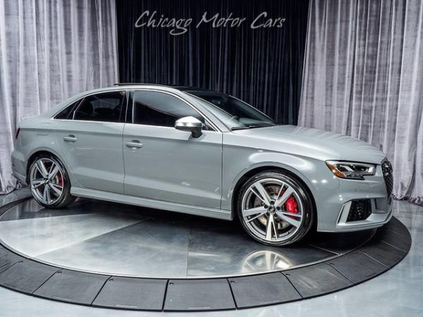 Used 2018 Audi RS3 Sedan ***Nardo Gray*** for sale Sold at Chicago Motor Cars in West Chicago IL 60185 6