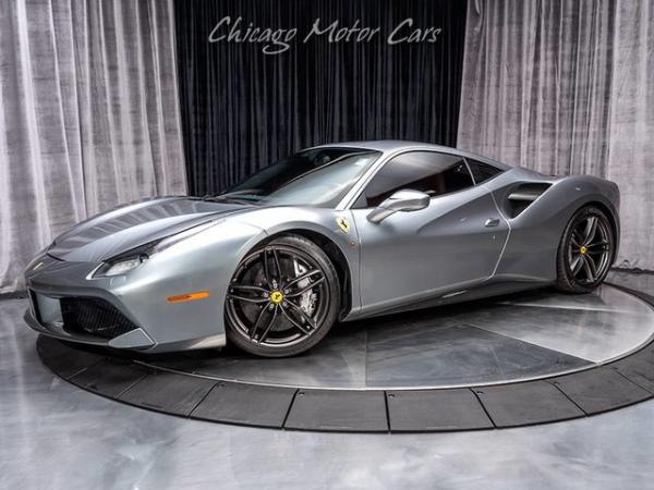 Used 2016 Ferrari 488 GTB Coupe MSRP $337,627 for sale Sold at Chicago Motor Cars in West Chicago IL 60185 1