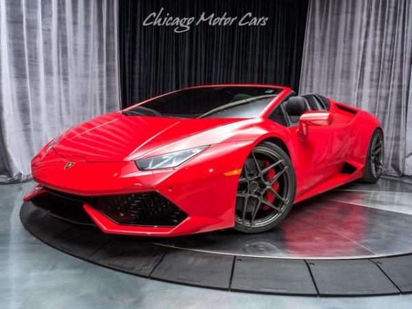 Used 2017 Lamborghini Huracan LP610-4 Spyder **Underground Racing Stage III Twin Turbo** for sale Sold at Chicago Motor Cars in West Chicago IL 60185 2
