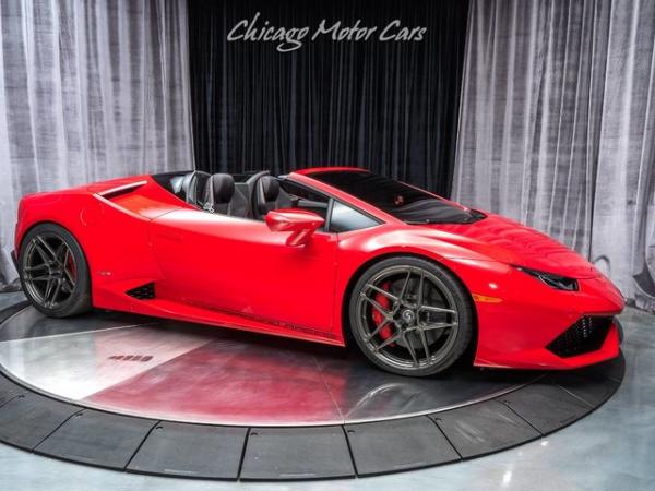 Used 2017 Lamborghini Huracan LP610-4 Spyder **Underground Racing Stage III Twin Turbo** for sale Sold at Chicago Motor Cars in West Chicago IL 60185 6