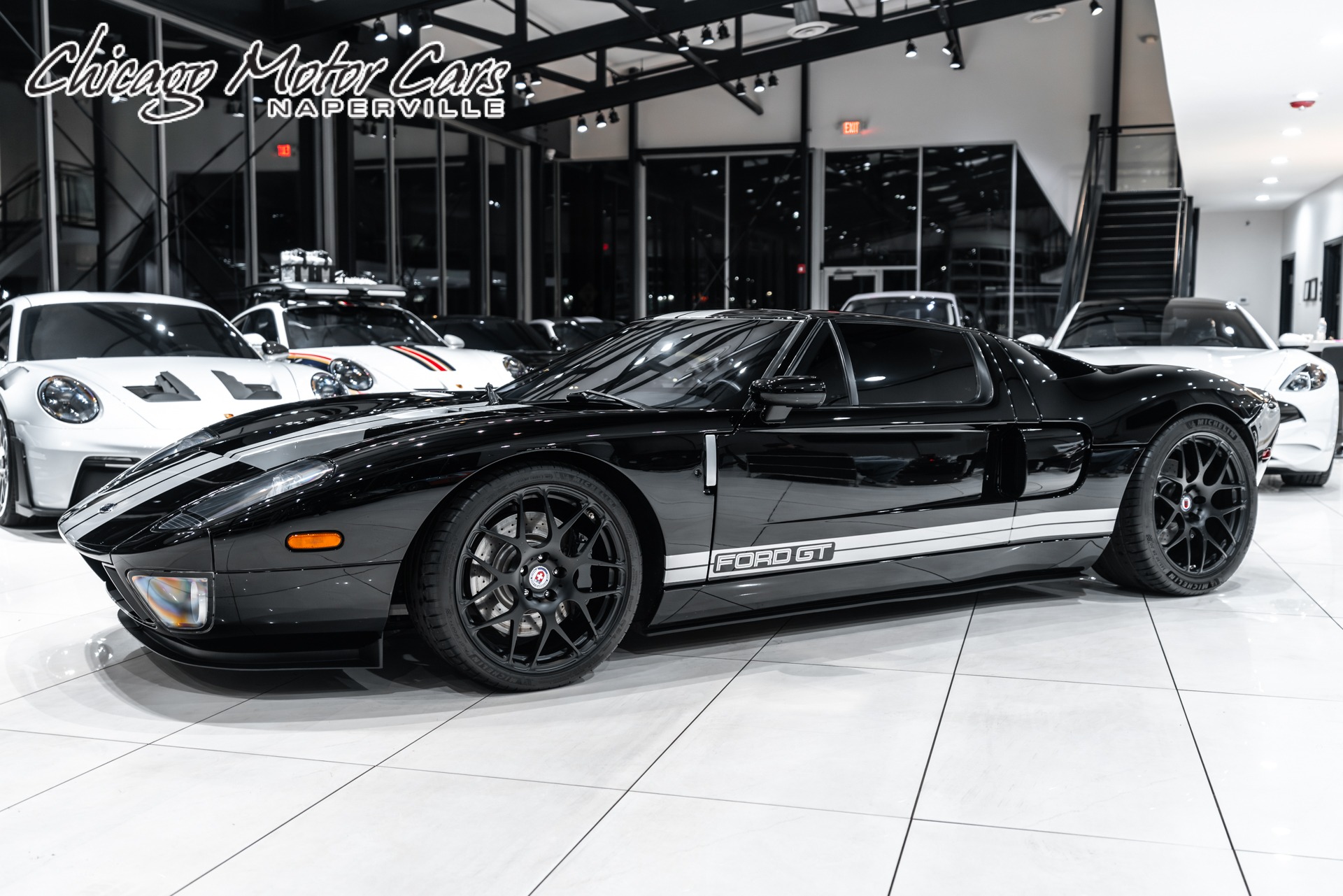 Used 2005 Ford GT Coupe 700+HP Black! HREs WHIPPLE Supercharger! for sale Sold at Chicago Motor Cars in West Chicago IL 60185 1