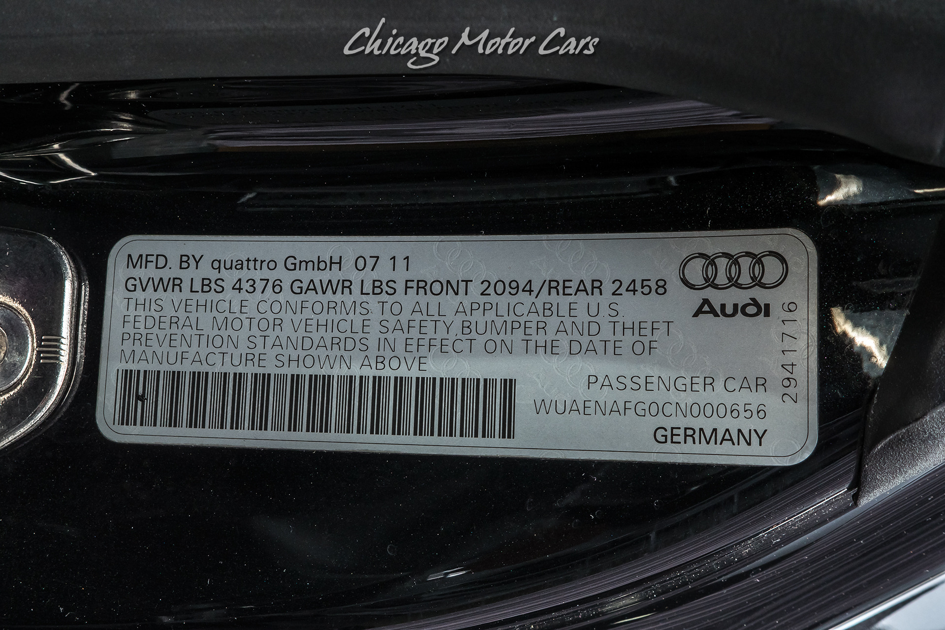 Used-2012-Audi-R8-Coupe-52L-K40-INTEGRATED-Radar