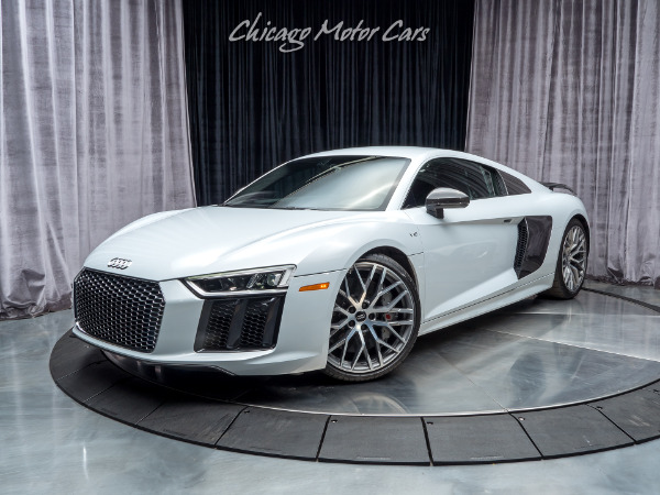 Used 2017 Audi R8 Coupe V10 plus MSRP $204k+ Radar! **Suzuka Gray** for sale Sold at Chicago Motor Cars in West Chicago IL 60185 2