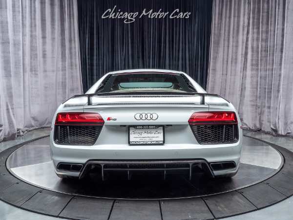 Used 2017 Audi R8 Coupe V10 plus MSRP $204k+ Radar! **Suzuka Gray** for sale Sold at Chicago Motor Cars in West Chicago IL 60185 4
