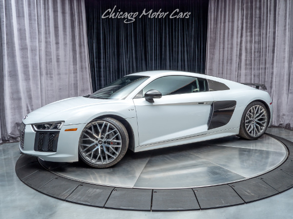 Used 2017 Audi R8 Coupe V10 plus MSRP $204k+ Radar! **Suzuka Gray** for sale Sold at Chicago Motor Cars in West Chicago IL 60185 1
