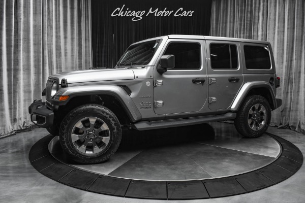 Used 2018 Jeep Wrangler Unlimited Sahara JL 4x4 Full Leather! Alpine Sound System! UConnect 8.4! for sale Sold at Chicago Motor Cars in West Chicago IL 60185 1
