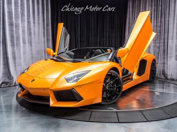 Used 2015 Lamborghini Aventador LP700-4 Roadster **MSRP $492,795** for sale Sold at Chicago Motor Cars in West Chicago IL 60185 3