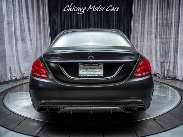 Used 2015 Mercedes-Benz C63 AMG S Sedan **MSRP $83,335+HRE WHEELS** for sale Sold at Chicago Motor Cars in West Chicago IL 60185 4