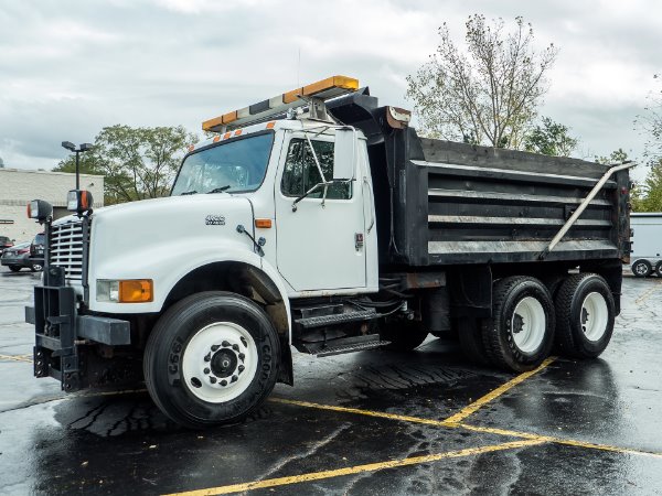 Used 1999 International 4900 DT466 Dump Truck for sale Sold at Chicago Motor Cars in West Chicago IL 60185 1