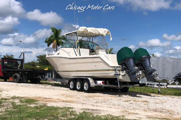 Used 2002 Pursuit 3070 Walkaround Yamaha Outboard 4-Stroke with Trailer for sale Sold at Chicago Motor Cars in West Chicago IL 60185 2