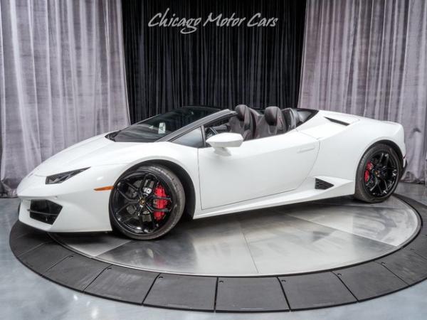 Used 2017 Lamborghini Huracan LP580-2 Spyder Convertible for sale Sold at Chicago Motor Cars in West Chicago IL 60185 1