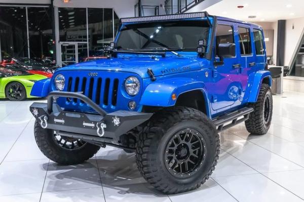 Used 2015 Jeep Wrangler Unlimited Rubicon **UPGRADES** for sale Sold at Chicago Motor Cars in West Chicago IL 60185 4