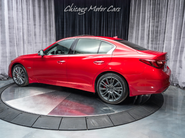 Used 2018 INFINITI Q50 RED SPORT 400 AWD Sedan for sale Sold at Chicago Motor Cars in West Chicago IL 60185 3