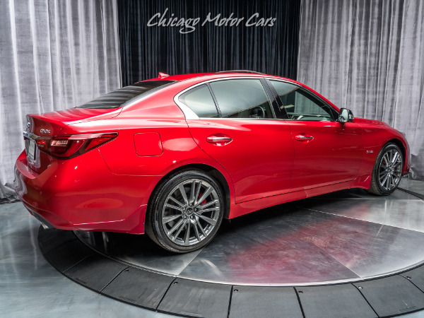 Used 2018 INFINITI Q50 RED SPORT 400 AWD Sedan for sale Sold at Chicago Motor Cars in West Chicago IL 60185 5