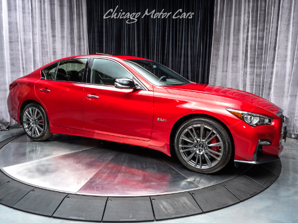 Used 2018 INFINITI Q50 RED SPORT 400 AWD Sedan for sale Sold at Chicago Motor Cars in West Chicago IL 60185 6