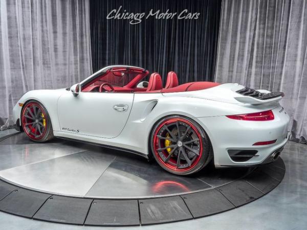 Used 2016 Porsche 911 Turbo S Cabriolet MSRP $241k+ $50k+ in Upgrades! for sale Sold at Chicago Motor Cars in West Chicago IL 60185 3