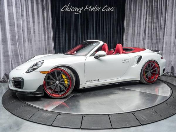 Used 2016 Porsche 911 Turbo S Cabriolet MSRP $241k+ $50k+ in Upgrades! for sale Sold at Chicago Motor Cars in West Chicago IL 60185 1