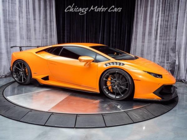 Used 2015 Lamborghini Huracan LP 610-4 **45K VORSTEINER FULL BODY KIT** for sale Sold at Chicago Motor Cars in West Chicago IL 60185 6