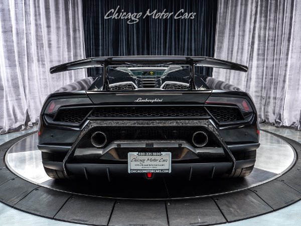 Used 2018 Lamborghini Huracan LP640-4 Performante Spyder MSRP $351k+ ONLY 9K MILES! CARBON FIBER! FRONT LIFT! for sale Sold at Chicago Motor Cars in West Chicago IL 60185 4