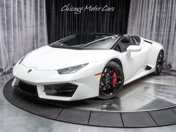 Used 2017 Lamborghini Huracan LP580-2 Spyder Convertible for sale Sold at Chicago Motor Cars in West Chicago IL 60185 2