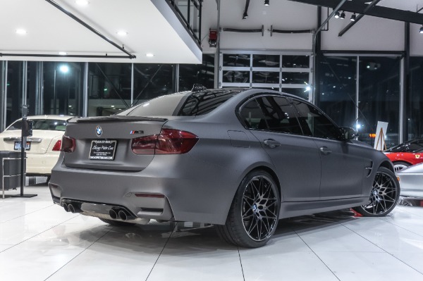 Used-2018-BMW-M3-SEDAN-6-SPEED-COMPETITION-PKG-EXECUTIVE-PKG-MATTE-GRAY-VINYL-WRAP