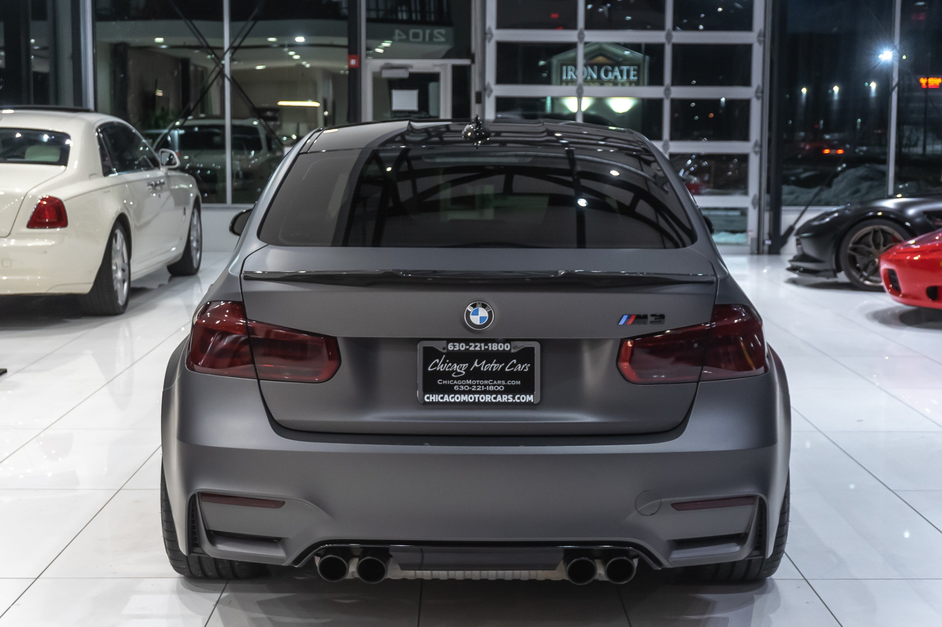 Used-2018-BMW-M3-SEDAN-6-SPEED-COMPETITION-PKG-EXECUTIVE-PKG-MATTE-GRAY-VINYL-WRAP