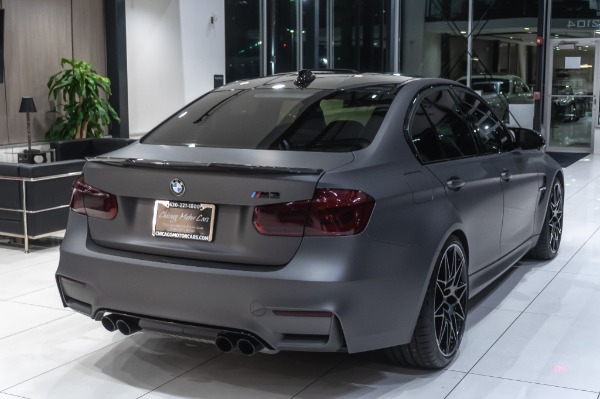 Used-2018-BMW-M3-SEDAN-6-SPEED-COMPETITION-PKG-EXECUTIVE-PKG-MATTE-GRAY-VINYL-WRAP