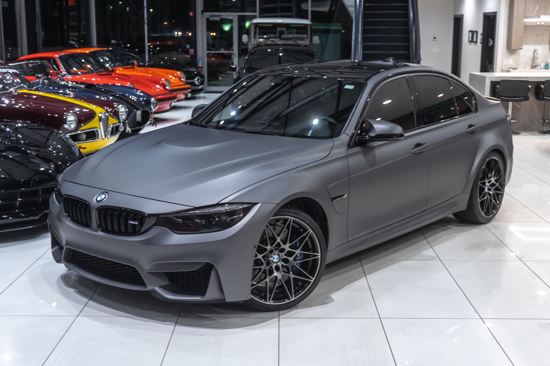 Used 2018 BMW M3 SEDAN 6 SPEED COMPETITION PKG EXECUTIVE PKG MATTE 