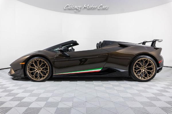 Used 2018 Lamborghini Huracan Performante Spyder 1 of 1 Build! Ad Personam! Stunning Spec! Only 4k Miles! Full PPF! for sale Sold at Chicago Motor Cars in West Chicago IL 60185 2