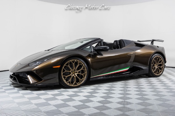 Used 2018 Lamborghini Huracan Performante Spyder 1 of 1 Build! Ad Personam! Stunning Spec! Only 4k Miles! Full PPF! for sale Sold at Chicago Motor Cars in West Chicago IL 60185 1