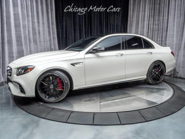 Used 2018 Mercedes-Benz E63 AMG S 4 Matic Sedan MSRP $119K+ for sale Sold at Chicago Motor Cars in West Chicago IL 60185 1