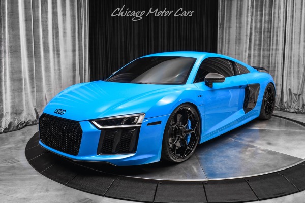 Used 2017 Audi R8 V10 Plus Underground Racing Stage 1R 1500+whp Motec Audi Exclusive Riviera Blue for sale Sold at Chicago Motor Cars in West Chicago IL 60185 2
