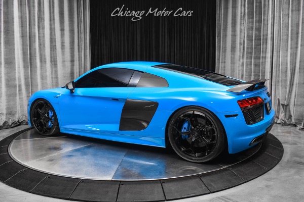 Used 2017 Audi R8 V10 Plus Underground Racing Stage 1R 1500+whp Motec Audi Exclusive Riviera Blue for sale Sold at Chicago Motor Cars in West Chicago IL 60185 3