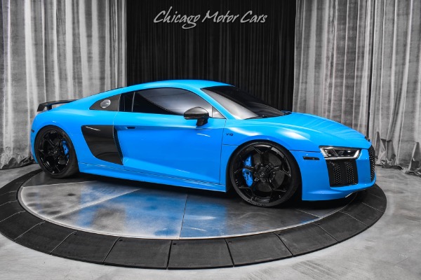 Used 2017 Audi R8 V10 Plus Underground Racing Stage 1R 1500+whp Motec Audi Exclusive Riviera Blue for sale Sold at Chicago Motor Cars in West Chicago IL 60185 6