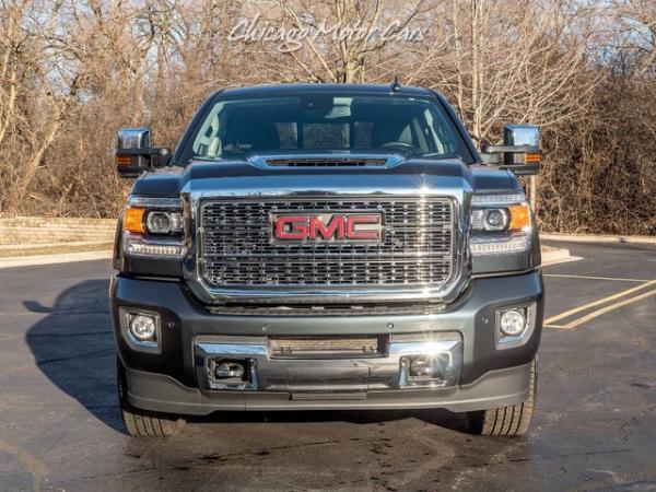 Used 2018 GMC Sierra 2500HD Denali 6 6 Liter Turbo Diesel V8 MSRP 