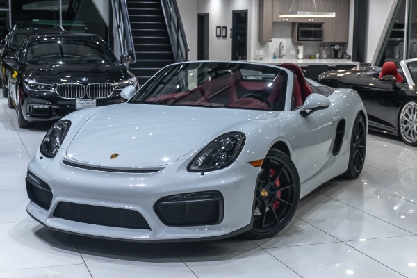 Used 2016 Porsche Boxster Spyder RARE Only 4900 Miles! Manual Transmission! 375HP! for sale Sold at Chicago Motor Cars in West Chicago IL 60185 2